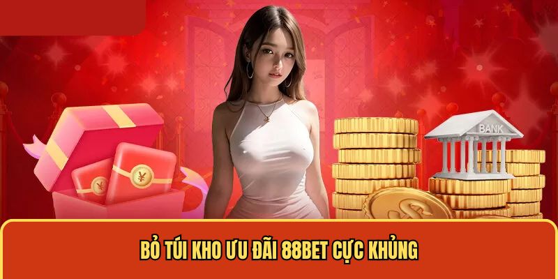 Bỏ túi kho ưu đãi 88bet cực khủng